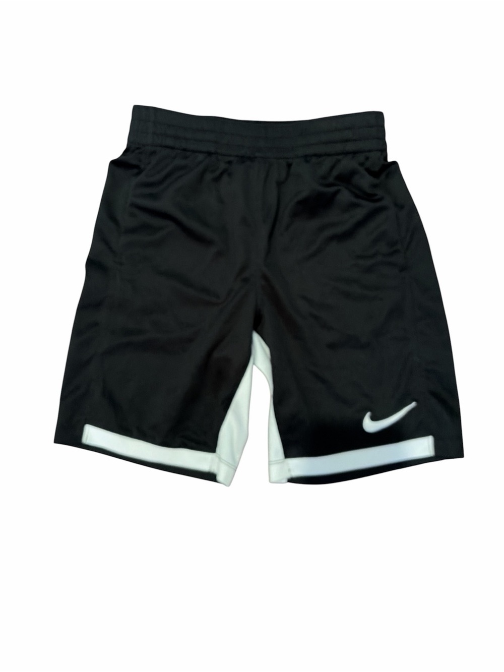 Nike Black Dri-Fit Shorts with White Accents